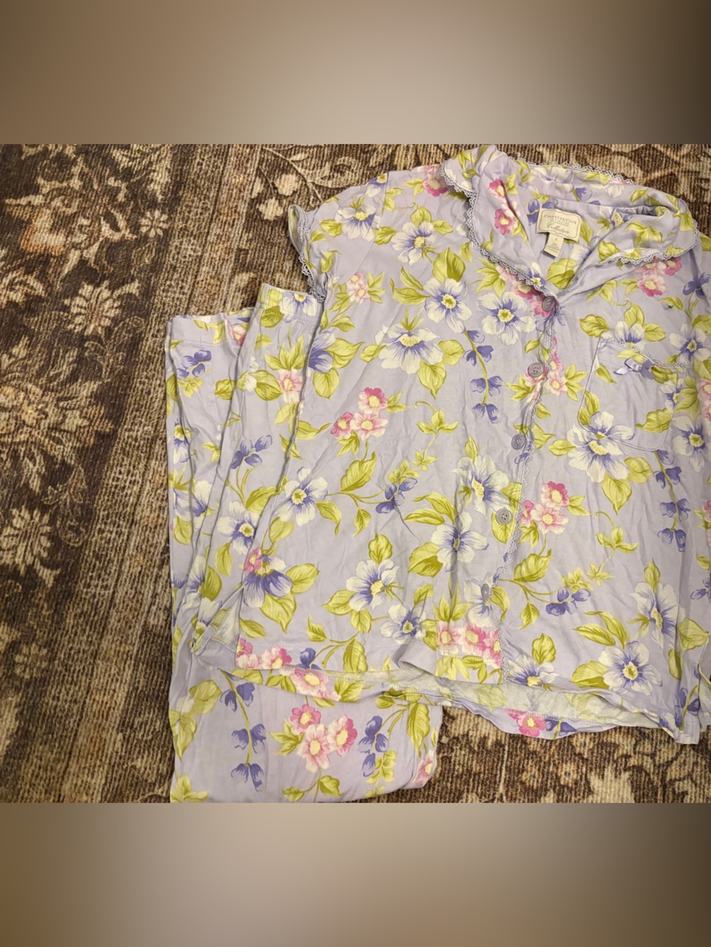 Floral Lavender Pajama Set